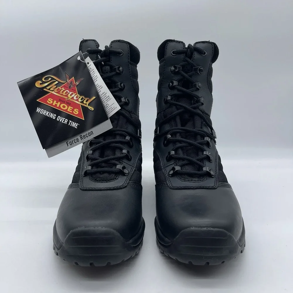 Thorogood 834-6092 Men's Size 8.5 W Black Leather 8